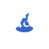 Chenkai 10PCS Wizard Hat Beads Silicone Charms for DIY Baby Pacifier Chains