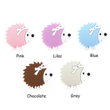 Chenkai 10pc Hedgehog Beads Balls for DIY Baby Teether Jewelry Toy