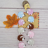 Chenkai 10pc Hedgehog Beads Balls for DIY Baby Teether Jewelry Toy