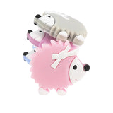 Chenkai 10pc Hedgehog Beads Balls for DIY Baby Teether Jewelry Toy