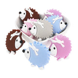 Chenkai 10pc Hedgehog Beads Balls for DIY Baby Teether Jewelry Toy