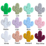 Chenkai 10pcs Cactus Beads Baby Silicone Teething Chewable Dummy Necklace