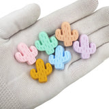 Chenkai 10pcs Cactus Beads Baby Silicone Teething Chewable Dummy Necklace