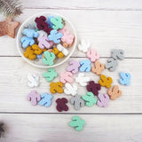 Chenkai 10pcs Cactus Beads Baby Silicone Teething Chewable Dummy Necklace