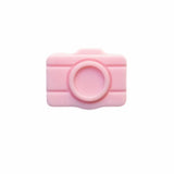 Chenkai Camera Shape Silicone Beads BPA Teething Chewable Dummy Necklace