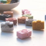 Chenkai Camera Shape Silicone Beads BPA Teething Chewable Dummy Necklace