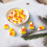 Chenkai 10pcs Candy Corn Beads Baby Silicone Teething Beads BPA Infant Chewable