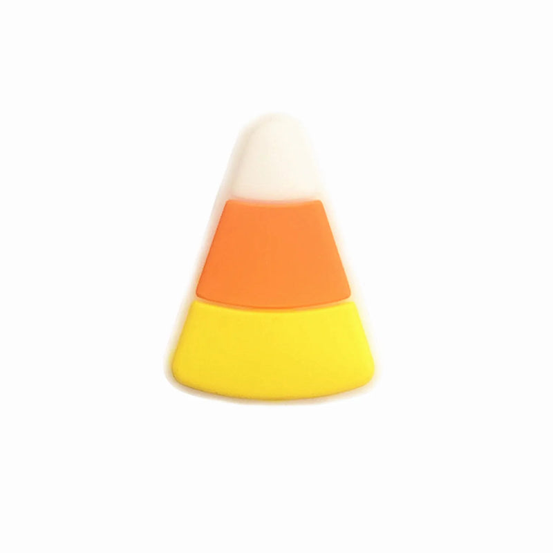 Chenkai 10pcs Candy Corn Beads Baby Silicone Teething Beads BPA Infant Chewable