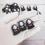 Chenkai 10pcs Faceless Man Silicone Teething Beads Dummy Necklace Toy