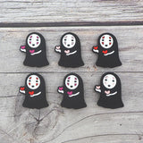Chenkai 10pcs Faceless Man Silicone Teething Beads Dummy Necklace Toy