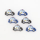 Chenkai 10pcs Cartoon Silicone Car Shape Beads BPA Infant Dummy Necklace