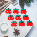 Chenkai 10pcs Cartoon Silicone Beads Cherry Shape BPA Infant Chewable Toy