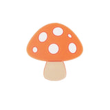 Chenkai 10pcs Mushroom Shape Silicone Beads BPA Chewable Dummy Necklace Toy