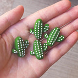 Chenkai 10pcs Cactus Shape Silicone Beads BPA Teething Dummy Necklace