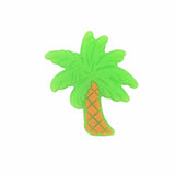 Chenkai 10pcs Coconut Tree Silicone Beads BPA Chewable Dummy Necklace