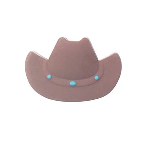 Chenkai 10pcs Cowboy Hat Silicone Beads BPA Teething Dummy Necklace Pacifier Toy