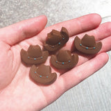 Chenkai 10pcs Cowboy Hat Silicone Beads BPA Teething Dummy Necklace Pacifier Toy