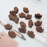 Chenkai 10pcs Cowboy Hat Silicone Beads BPA Teething Dummy Necklace Pacifier Toy