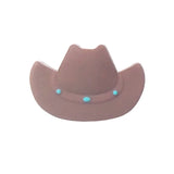 Chenkai 10pcs Cowboy Hat Silicone Beads BPA Teething Dummy Necklace Pacifier Toy