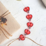 Chenkai Heart Stethoscope Silicone Beads Infant Chewable Necklace