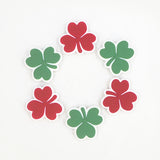 Chenkai 10pcs Shamrock Silicone Beads BPA Infant Chewable Dummy Necklace