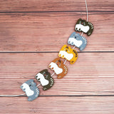 10pcs Silicone Cat Beads DIY Teething Infant Chewable Toy