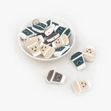 10pcs Silicone Coffee Cup Beads Baby Beads BPA Infant Chewable Dummy Necklace