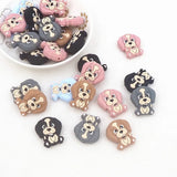 Chenkai 10pcs Silicone Dog Shaped Beads Baby Animal Beads BPA Infant Chewable