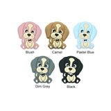 Chenkai 10pcs Silicone Dog Shaped Beads Baby Animal Beads BPA Infant Chewable