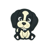 Chenkai 10pcs Silicone Dog Shaped Beads Baby Animal Beads BPA Infant Chewable