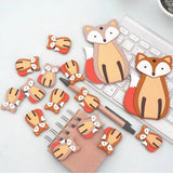 Chenkai 10pcs Silicone Fox Beads BPA Animal Bead DIY Teething Dummy Necklace Toy