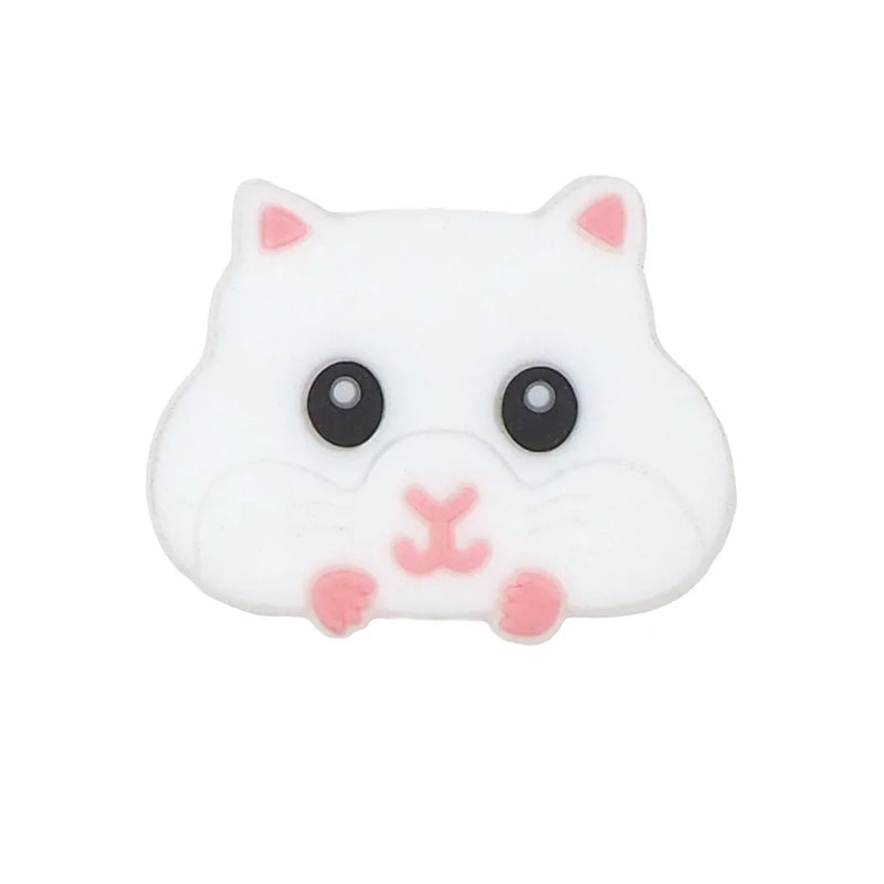10pcs Silicone Hamster Beads Animal Teething Chew Toy