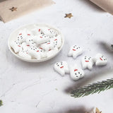 Chenkai 10pcs Silicone Tooth Beads Baby Beads BPA Infant Chewable Dummy Necklace