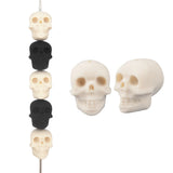 10pcs Skull Beads Baby Halloween Silicone Teething Chew Toy