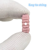 Chenkai 10pcs Sunflower Beads Silicone Teething Necklace