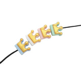 Chenkai 20PCS BPA Silicone Crown Teether Beads