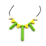 Chenkai 20pcs BPA Silicone Triangle Teether Beads Baby Nursing Necklace