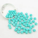 Chenkai 50PCS 12mm Ball Print Silicone Beads Teething DIY Sensory Chewing Toy