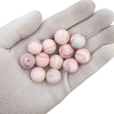 Chenkai 50PCS 12mm Silk Print Silicone Baby Beads Teething DIY Chewing Toy