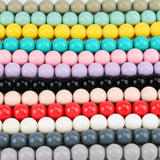 Chenkai 50PCS Baby Round Silicone Teething Beads DIY Chewing Toy