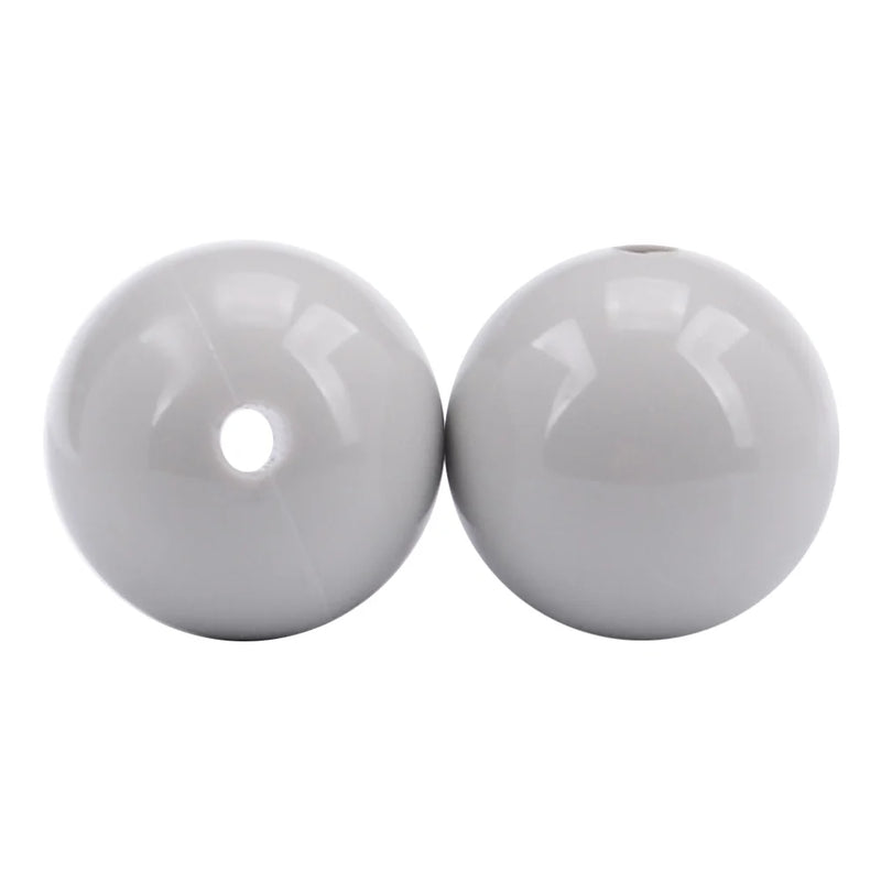 Chenkai 50PCS Baby Round Silicone Teething Beads DIY Chewing Toy