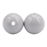 Chenkai 50PCS Baby Round Silicone Teething Beads DIY Chewing Toy