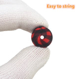 50PCS 15mm Grid Silicone Beads Baby Teething Toy DIY Sensory Chewing