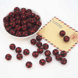 50PCS 15mm Grid Silicone Beads Baby Teething Toy DIY Sensory Chewing