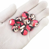 50PCS 15mm Halloween Print Silicone Beads Baby Teething BPA DIY Sensory Chewing