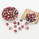 Chenkai 50PCS Halloween Silicone Beads 15mm Baby Teething Chewing Toy