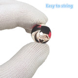 50PCS 15mm Halloween Print Silicone Beads Baby Teething BPA DIY Sensory Chewing