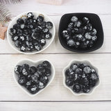 Chenkai 50PCS 15mm Silicone Beads Baby Teething DIY Chewing Toy Accessories