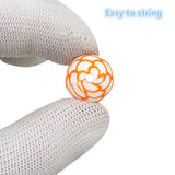 Chenkai 50PCS 15mm Scales Print Silicone Beads Baby Teething Toys