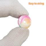 Chenkai 50PCS Star Print Silicone Baby Teething Beads DIY Sensory Chewing Toy